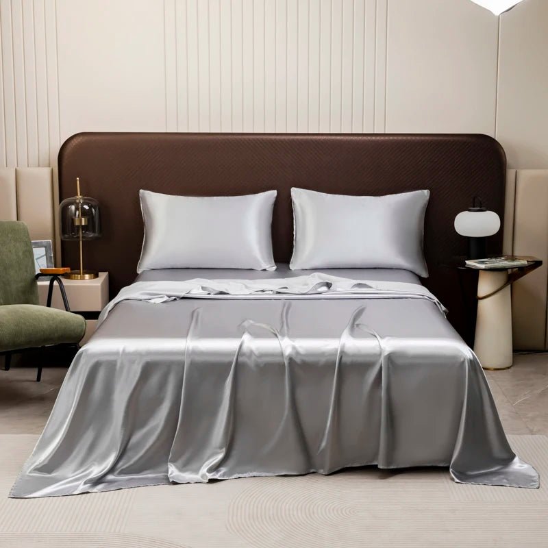 ChillDream Ultra-Smooth Satin Bedding Ensemble for Comfort