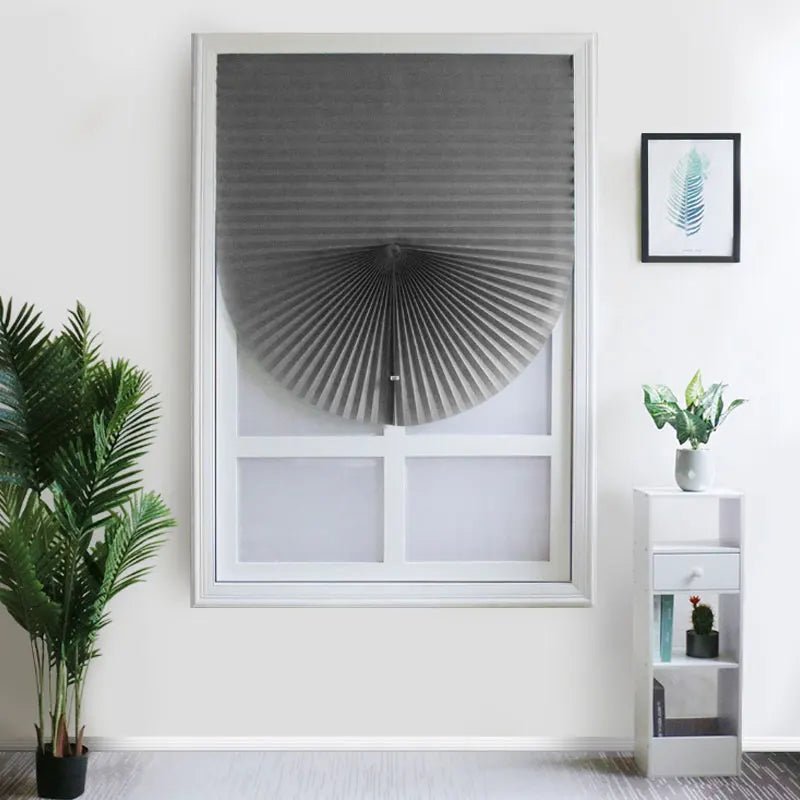 LightGuard Self-Adhesive Pleated Blinds for Privacy & Comfort