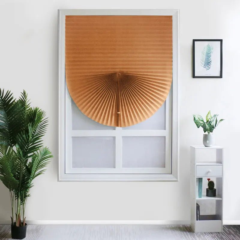 LightGuard Self-Adhesive Pleated Blinds for Privacy & Comfort