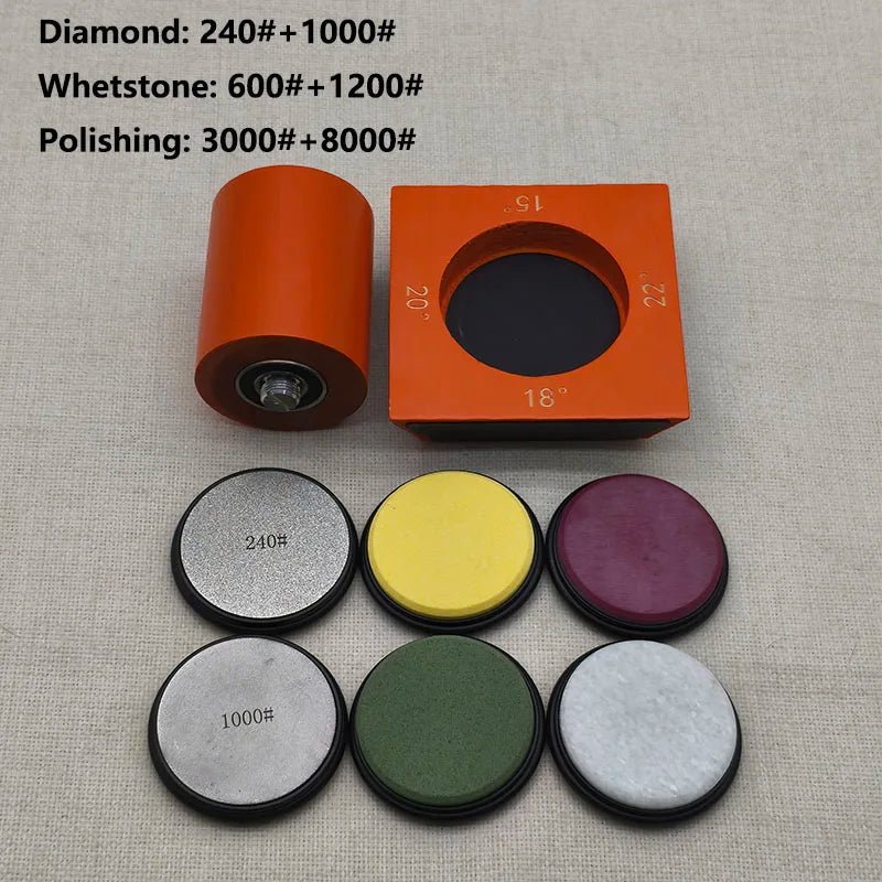PrecisionPro Adjustable Rolling Knife Sharpener with Diamond Wheel