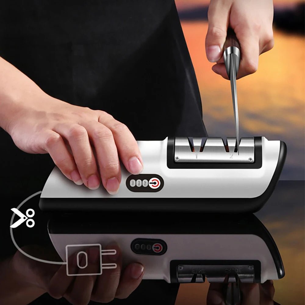 SharpEdge Pro Electric Knife Sharpener with Adjustable Speeds