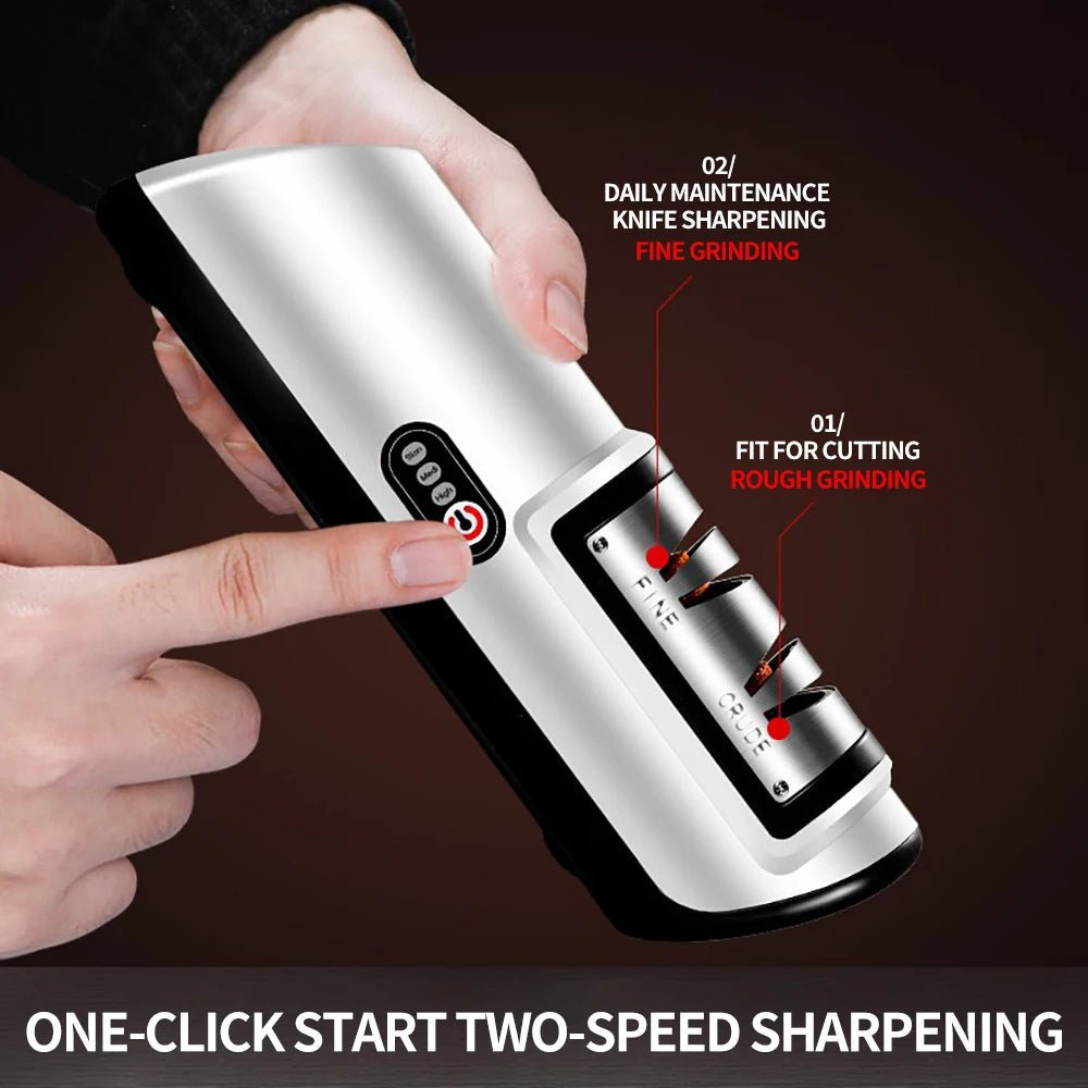 SharpEdge Pro Electric Knife Sharpener with Adjustable Speeds