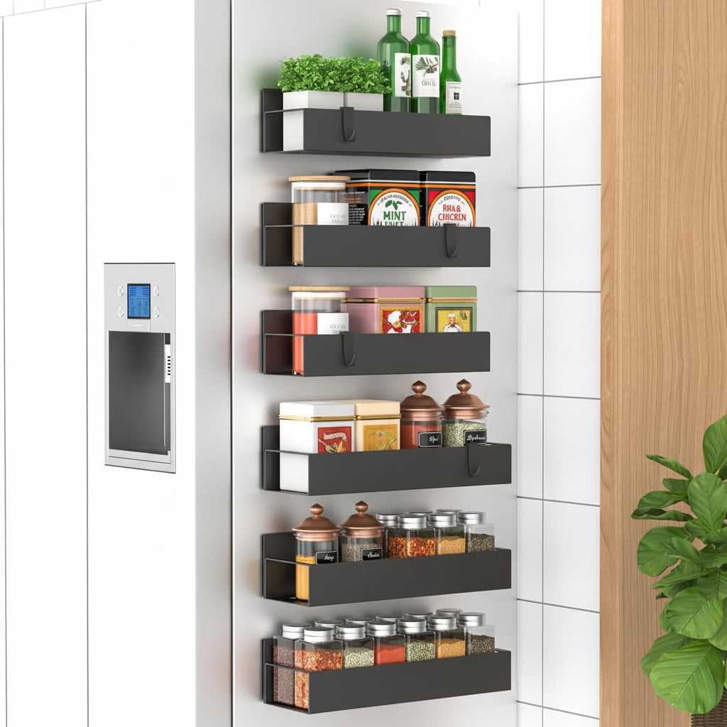 Magnetic Spice Storage Solution for Effortless Organization