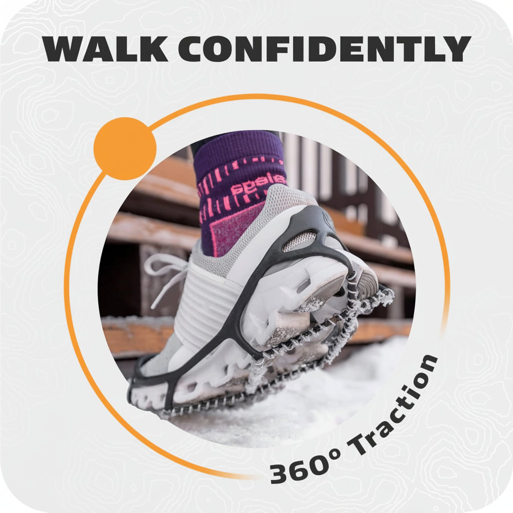 Steel Coil Winter Grip Spikes for Enhanced Safety