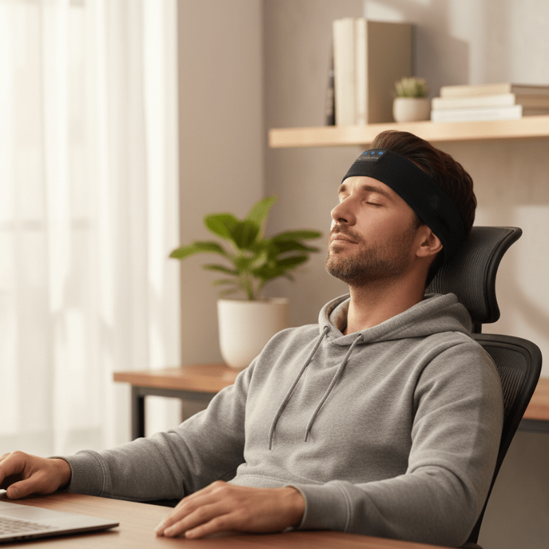 SereneSleeper Wireless Headband Earphones with 14-Hour Playtime