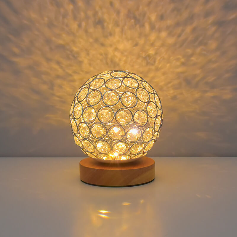 AuraGlow Rechargeable LED Table Lamp with USB Port