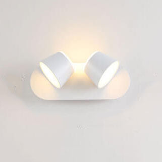 Versatile LED Wall Light with Adjustable Shade and Three Flame Settings