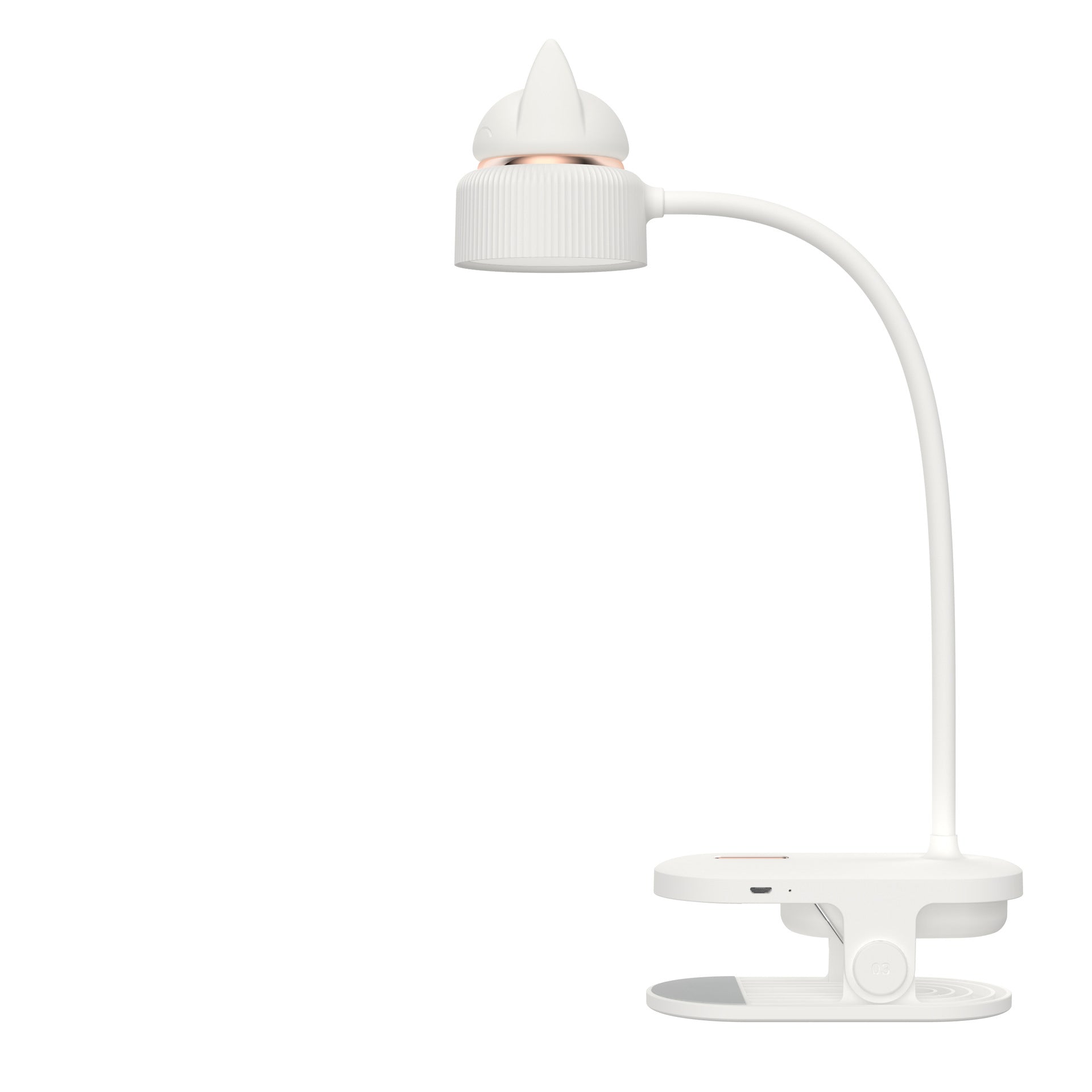 PurrfectGlow Clip-On LED Lamp for Cozy Workspaces