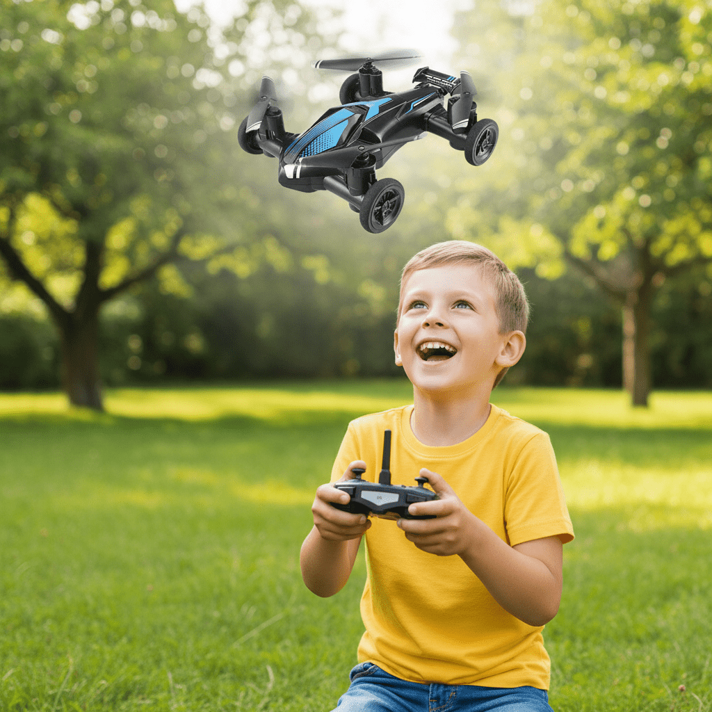 SkyCruiser 2-in-1 Remote-Control Vehicle: Car & Drone Hybrid