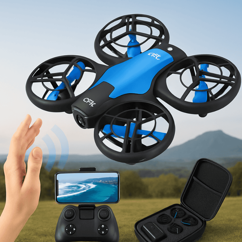 SkyVision Compact FPV Drone with 1080P Camera and Steady Hover