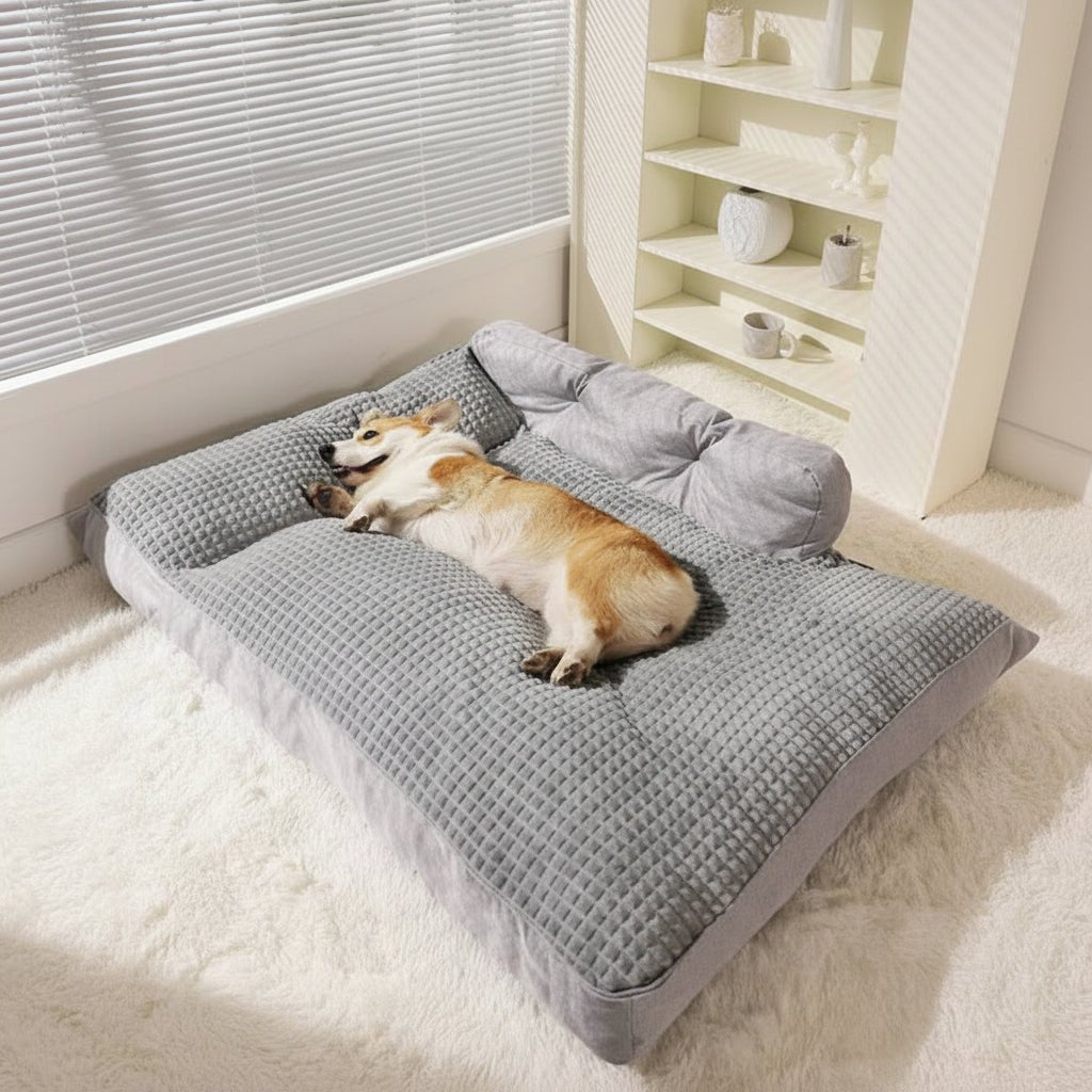SnuggleSafe Large Pet Bed with Anti-Slip Design for Ultimate Comfort