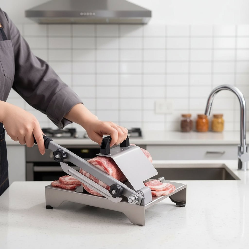 PrecisionPro Adjustable Food Slicer for Effortless Meal Prep