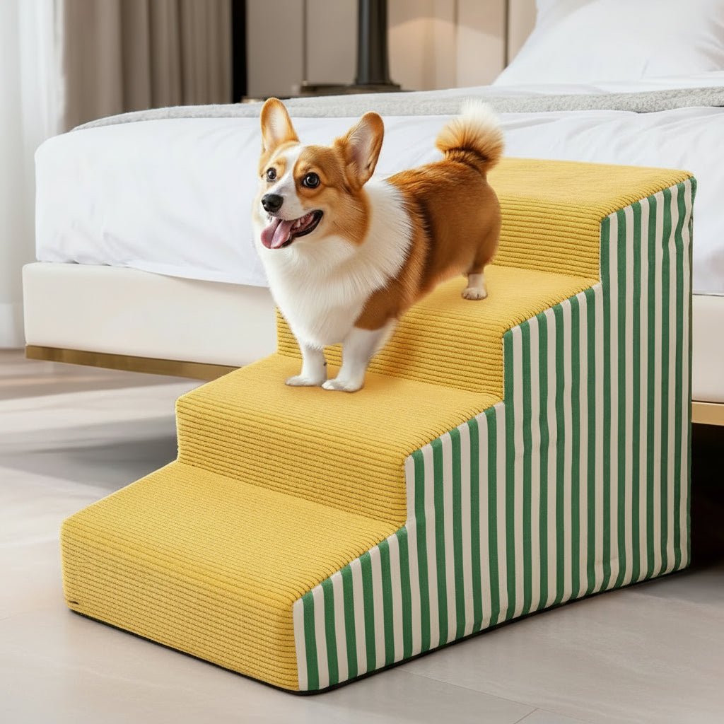 PawLift Gentle Incline Foam Steps for Dogs with Secure Base