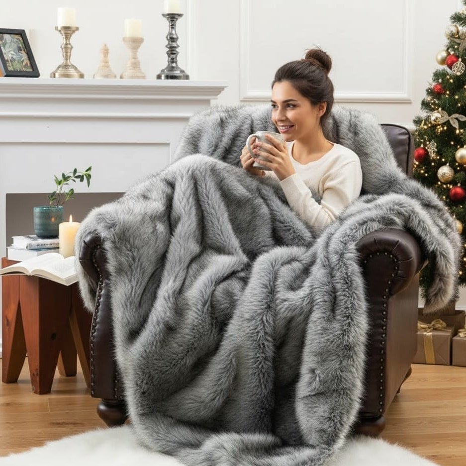 CozyNest Ultra-Soft Throw Blanket for Ultimate Relaxation 135x200 cm