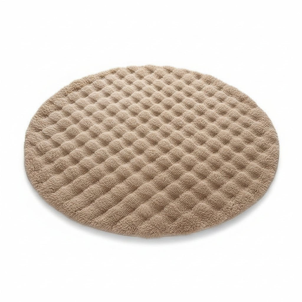 CozySphere Plush Round Rug for Inviting Scandinavian Spaces
