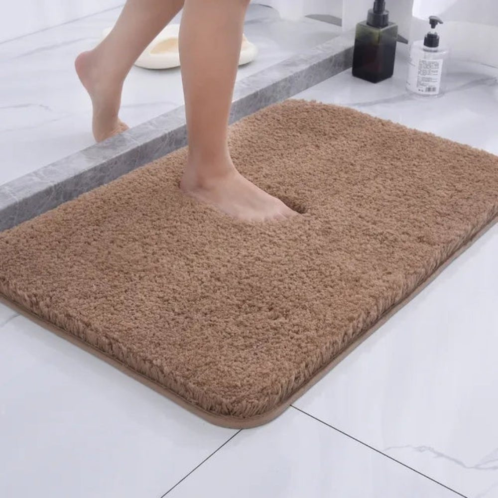 CozyCloud Luxurious Bath Mat with Plush Texture for Your Home