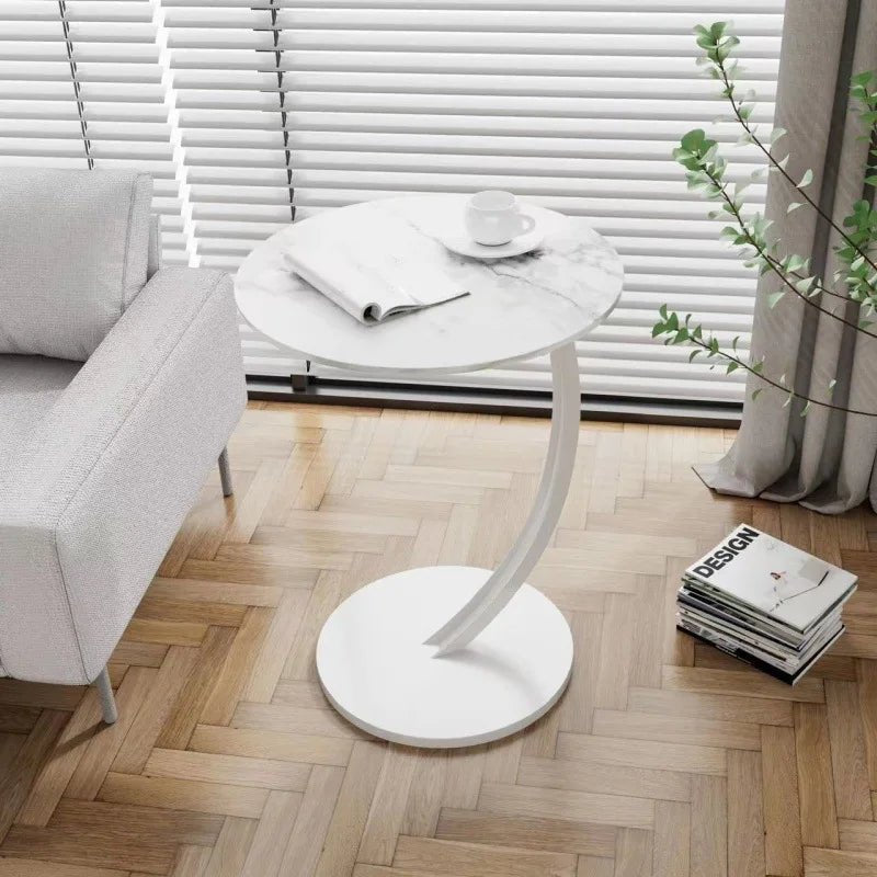 NexTable Compact Round Side Table for Stylish Small Spaces