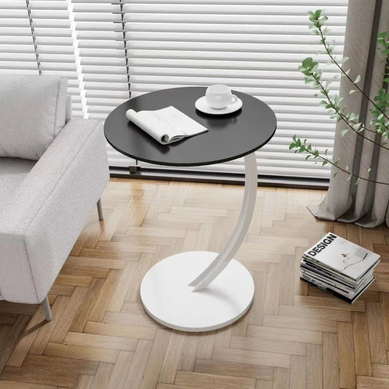 NexTable Compact Round Side Table for Stylish Small Spaces