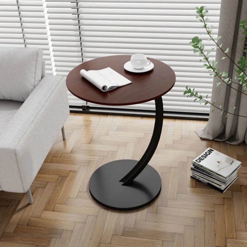 NexTable Compact Round Side Table for Stylish Small Spaces
