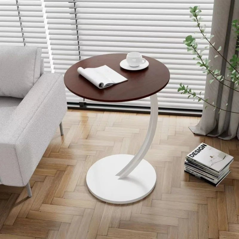 NexTable Compact Round Side Table for Stylish Small Spaces