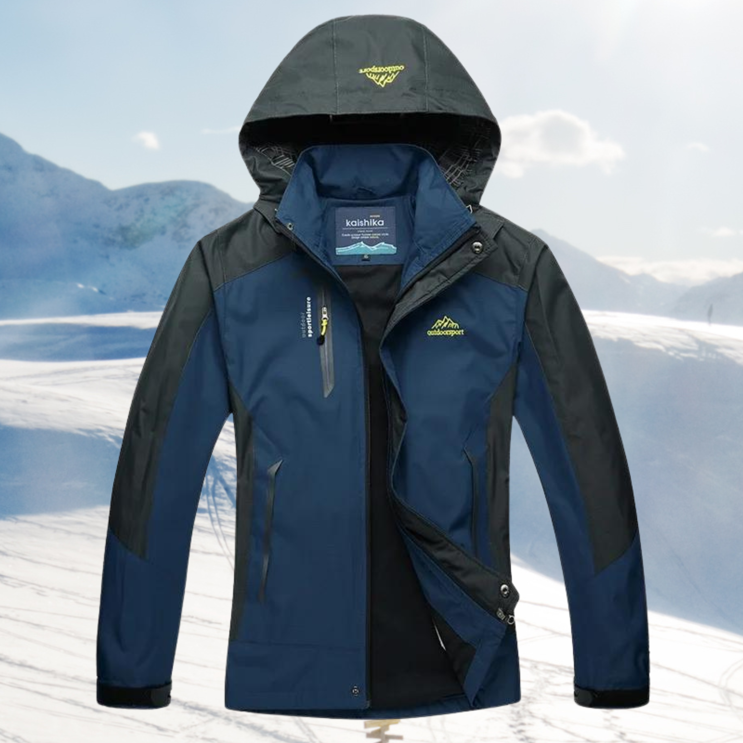 Women’s Waterproof Hiking Jacket | Waterproof & Windproof Design | Zippered Pockets & Hood | Comfortable Fit for Outdoor Use