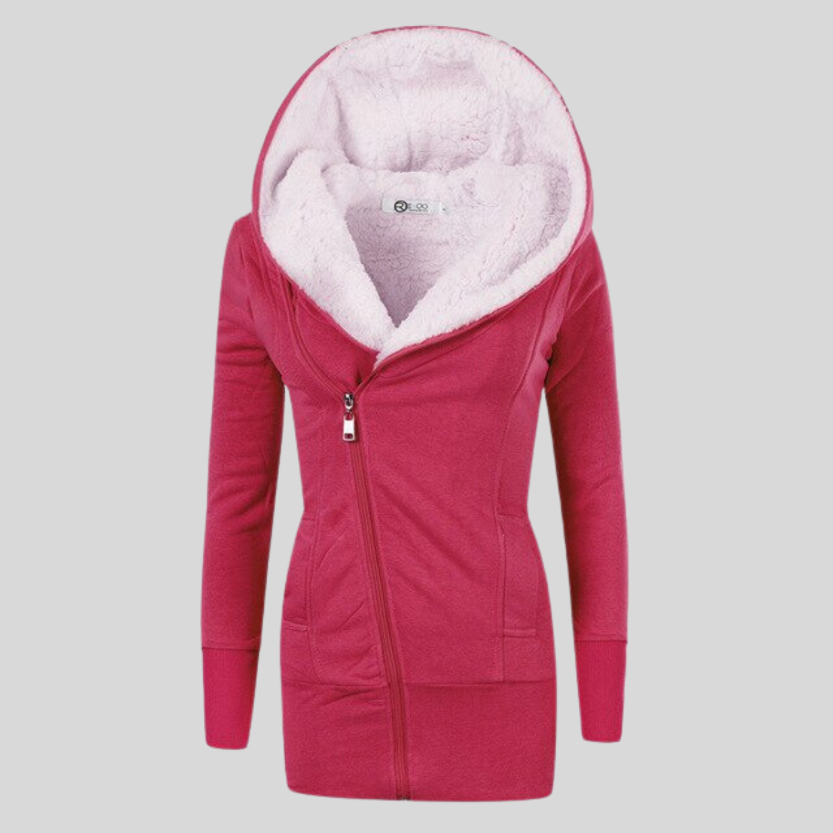 Hooded Lamb Fleece Sweater | Mid-Length Warmth | Soft and Cozy Comfort | Cotton Blend