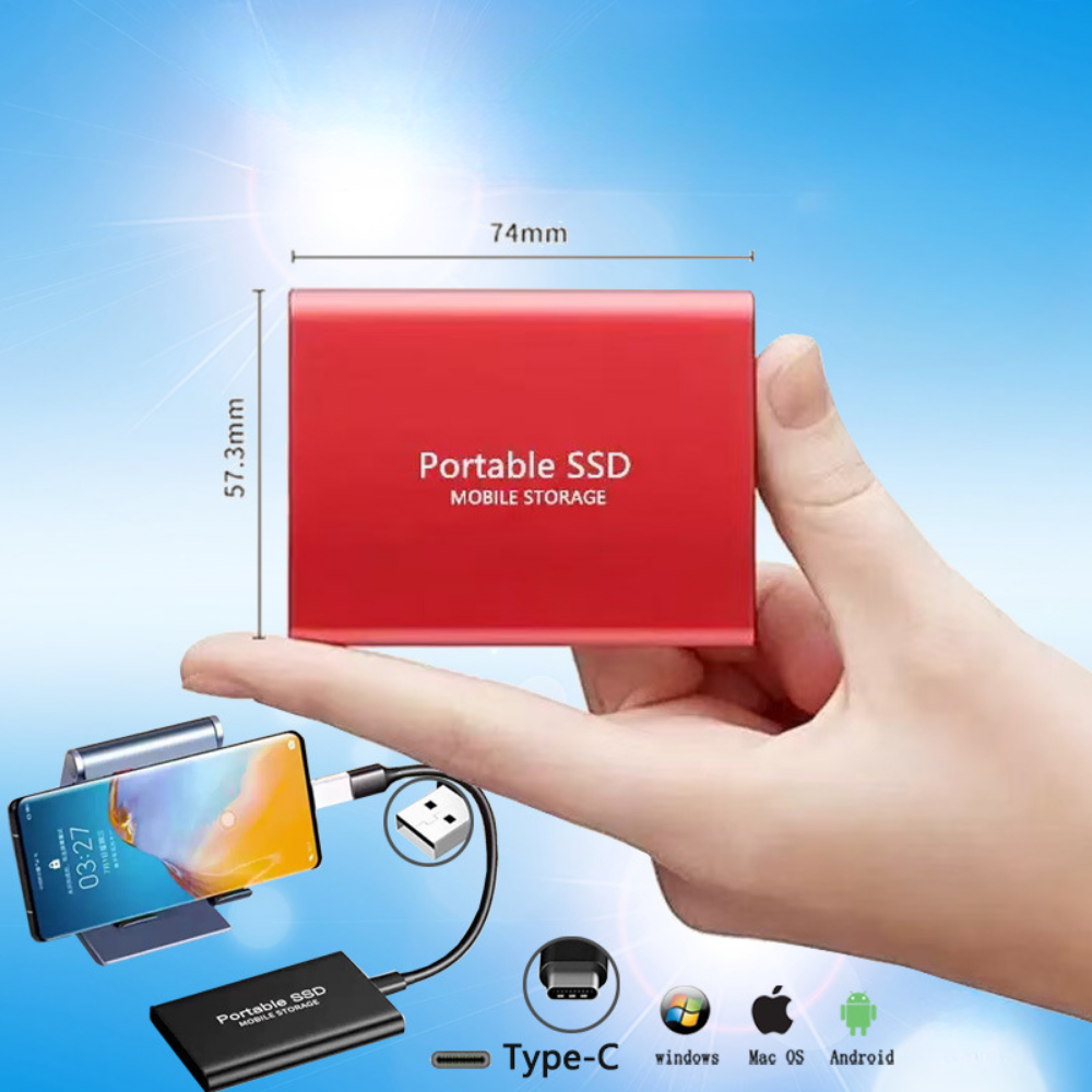 Ultra-Compact 512GB USB-C External Solid State Drive