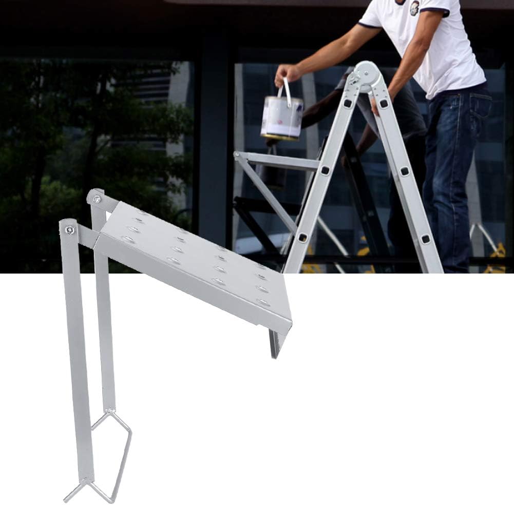 StableStep Anti-Slip Ladder Platform for Secure Heights Work