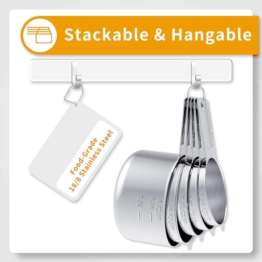 Precision Measuring Cups and Spoons Set for Every Kitchen
