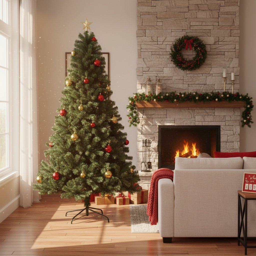 EverGlow LED Holiday Spruce with Eight Dynamic Light Settings