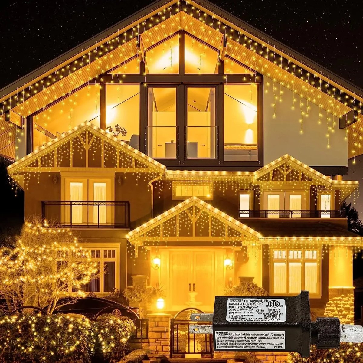TwinkleGlow LED Curtain Lights for Enchanting Decor