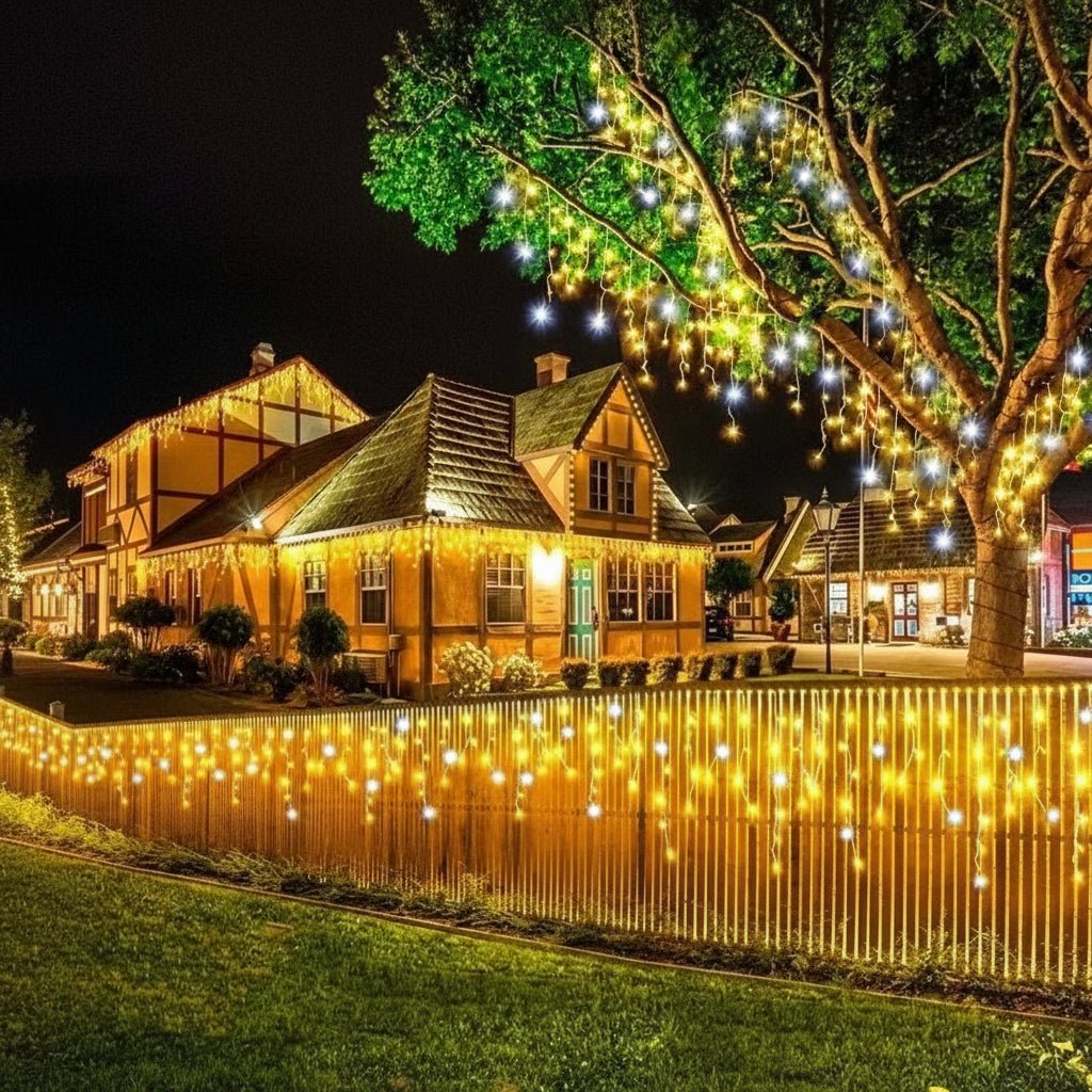TwinkleGlow LED Curtain Lights for Enchanting Decor