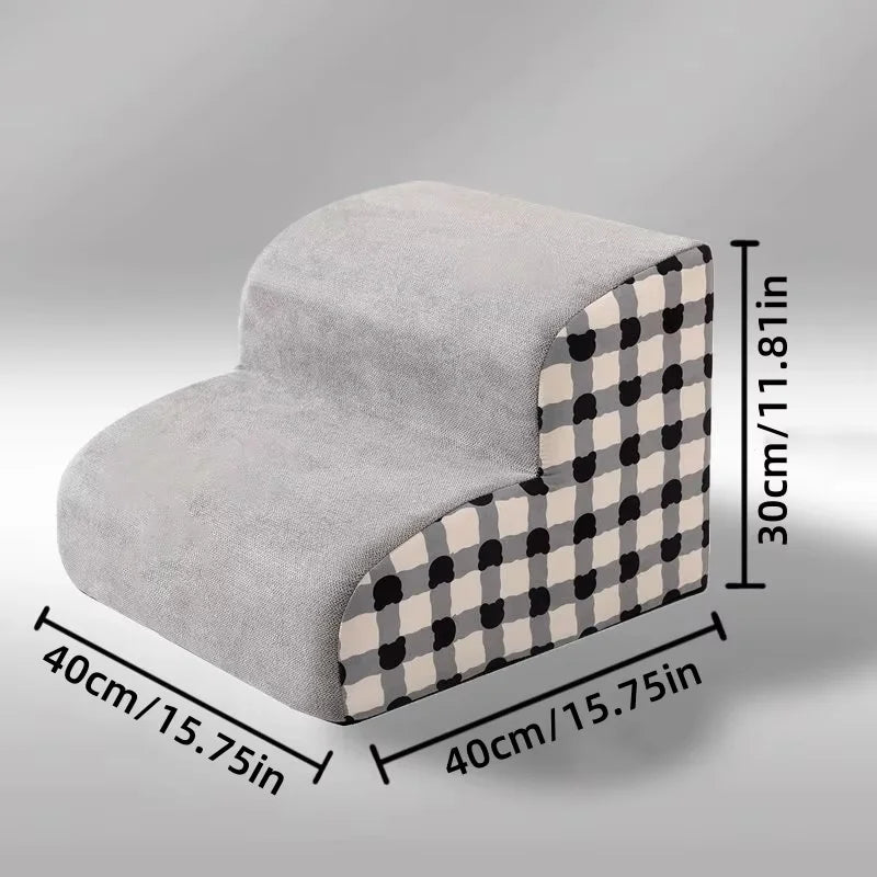 ComfortStep Non-Slip Foam Dog Stairs for Effortless Climbing