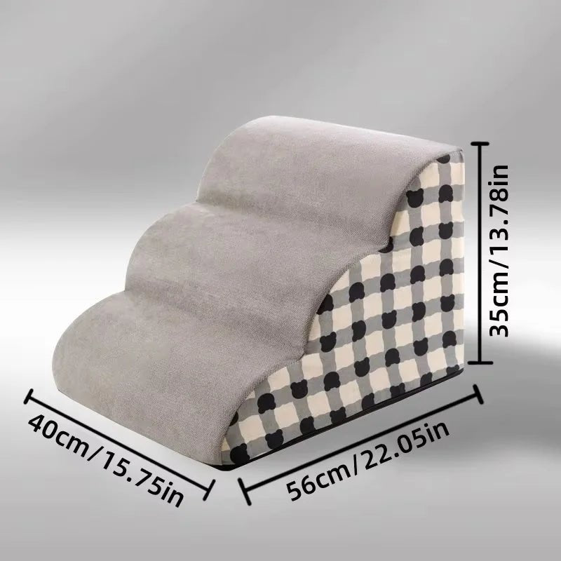 ComfortStep Non-Slip Foam Dog Stairs for Effortless Climbing