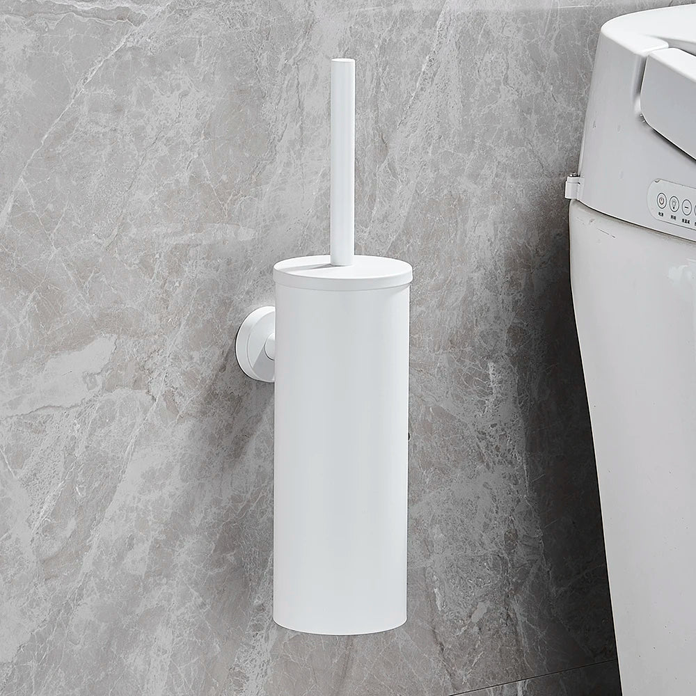 Sleek Stainless Steel Toilet Brush Set for Stylish Bathrooms