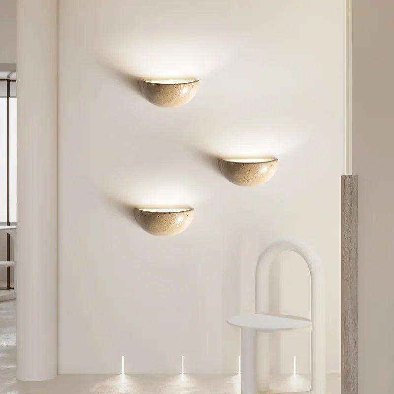 StoneGlow LED Wall Fixture for Ambient Home Illumination