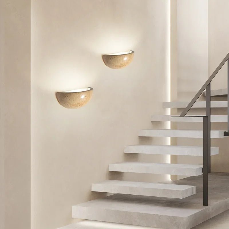 StoneGlow LED Wall Fixture for Ambient Home Illumination
