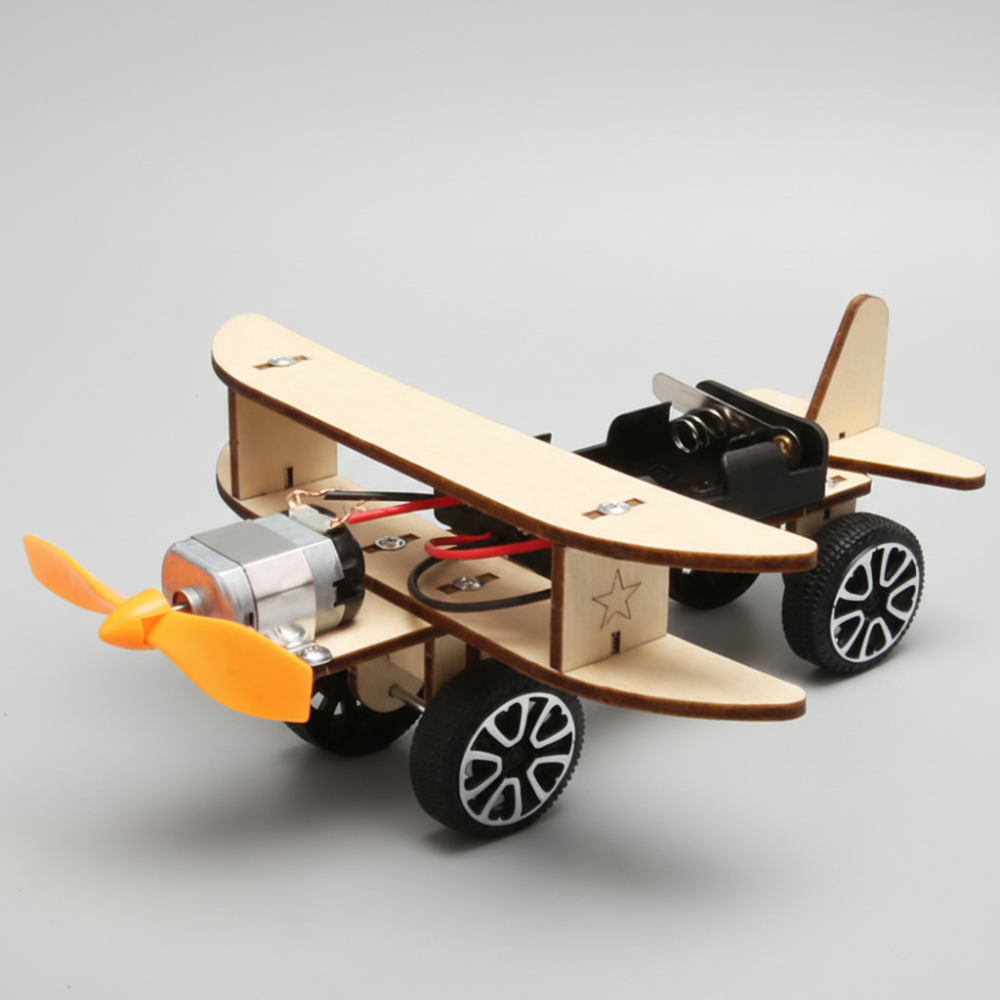 Creative Wooden Vehicle Construction Kit for Young Builders