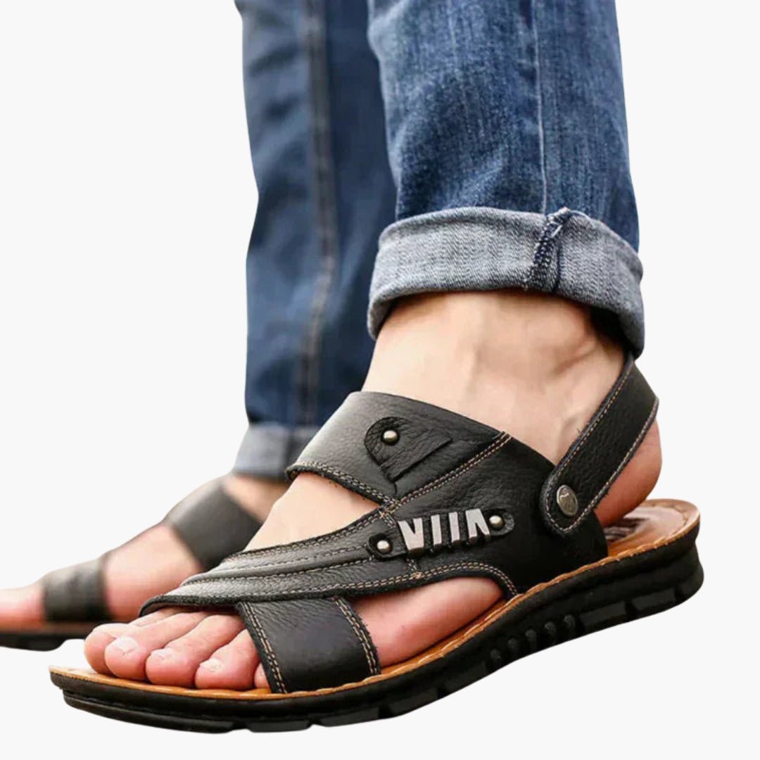 ComfortFlex Adjustable Men's Sandals for Active Lifestyles