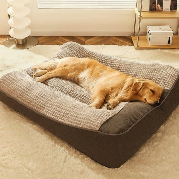 ComfyPaws Premium Orthopedic Large Dog Bed with Neck Support