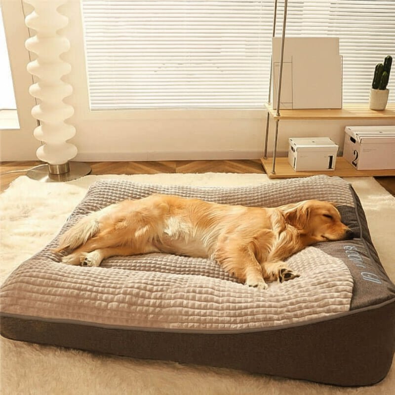 ComfyPaws Premium Orthopedic Large Dog Bed with Neck Support