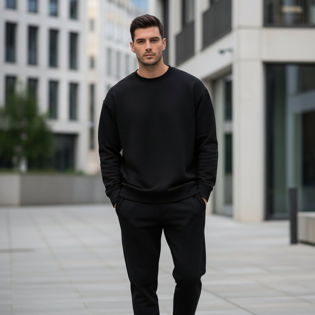Men's Everyday Comfort Pullover for Spring and Autumn