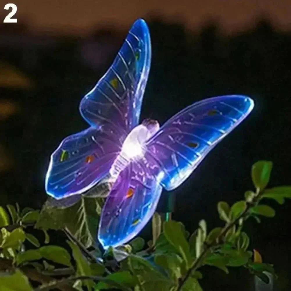 SolarBlossom Butterfly Solar Garden Light for Outdoor Elegance