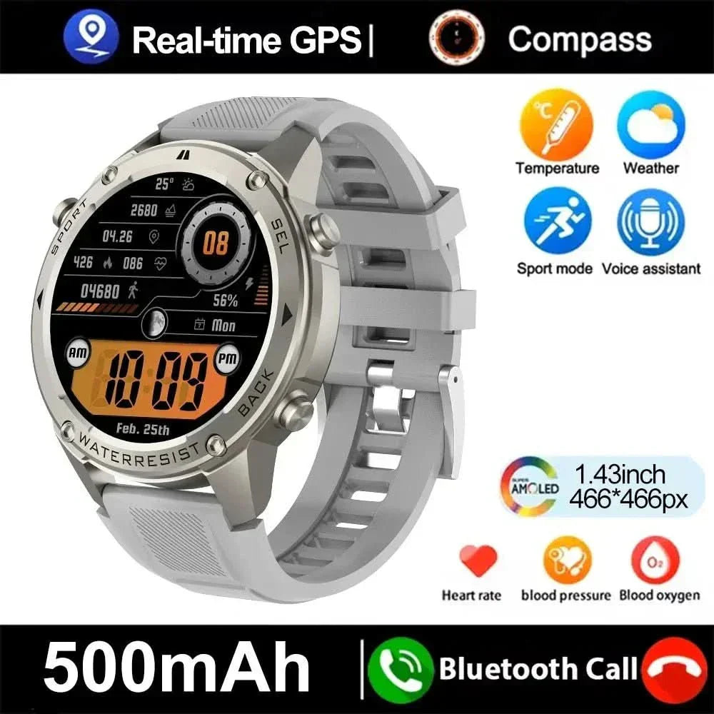 TrailBlazer Pro Adventure Smartwatch with GPS and Health Tracking