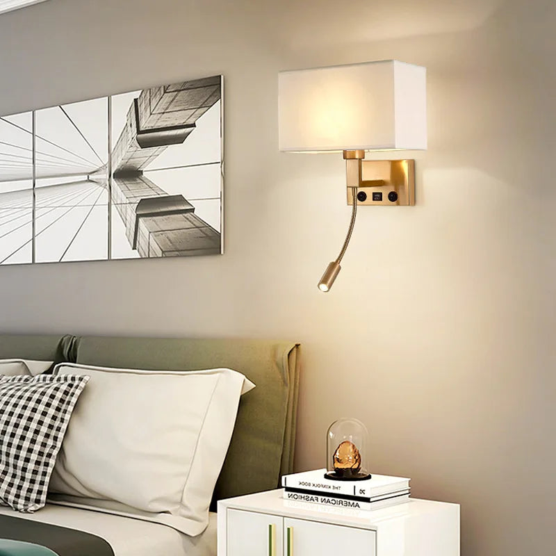 Taavita Wall Lamp with Reading Light