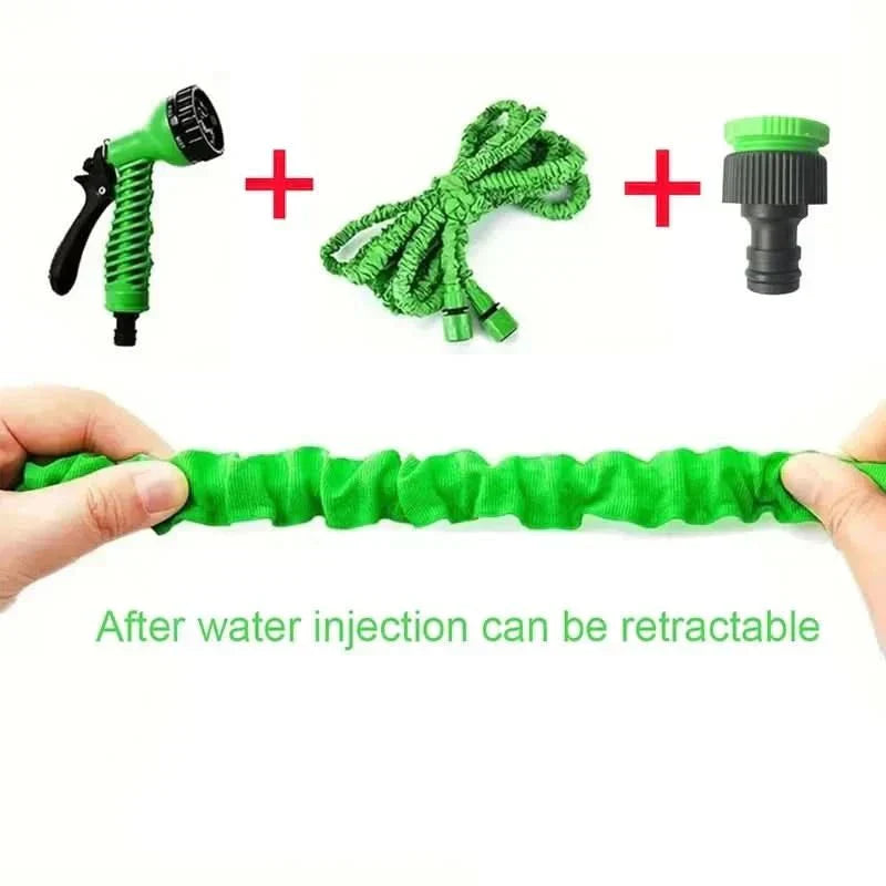 AquaStretch Versatile Expandable Hose - Pressure-Optimized for Gardens & Vehicles