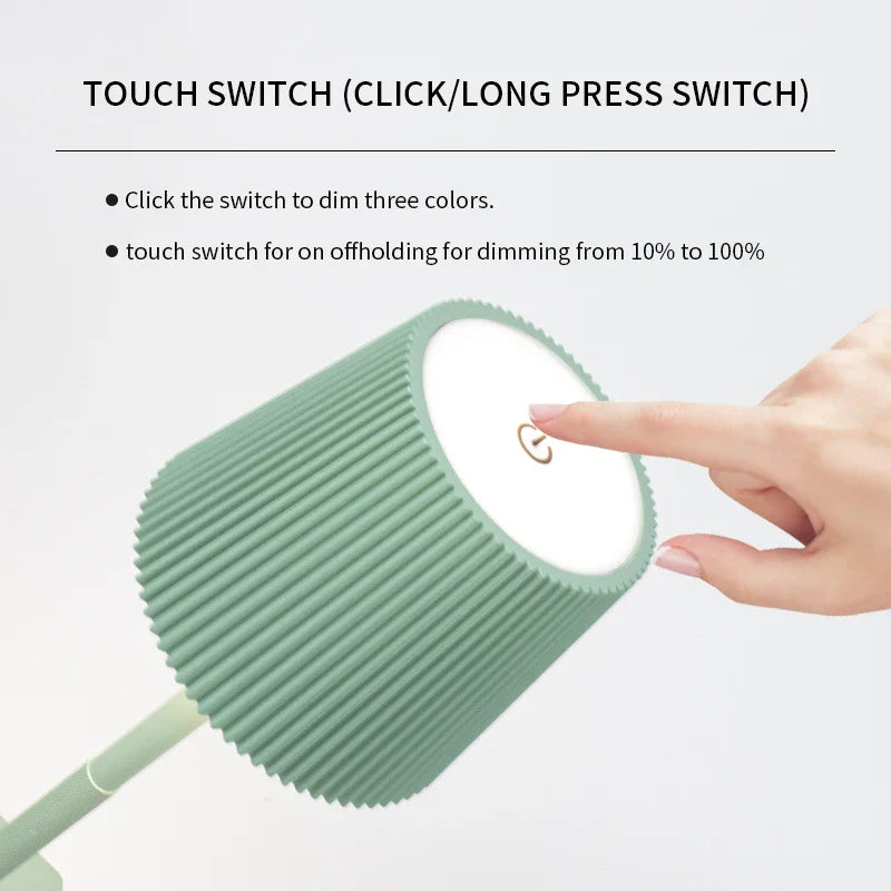 Sleek Touch Control LED Desk Lamp for Stylish Spaces