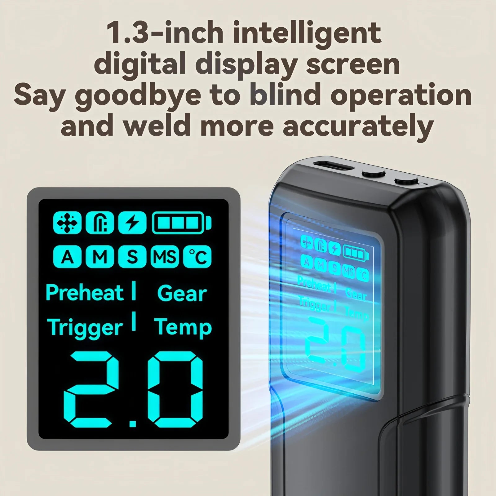 Compact Handheld Spot Welder for 18650 Battery Assembly