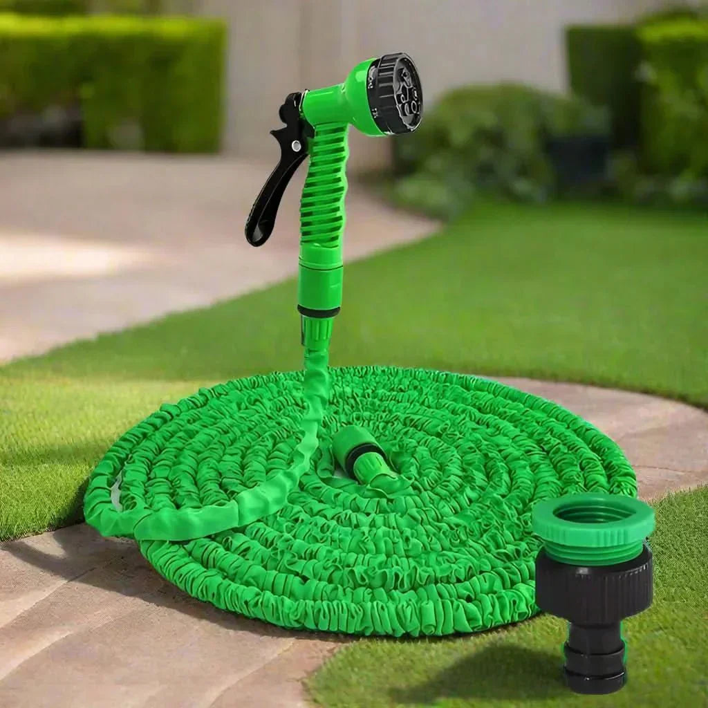 AquaStretch Versatile Expandable Hose - Pressure-Optimized for Gardens & Vehicles