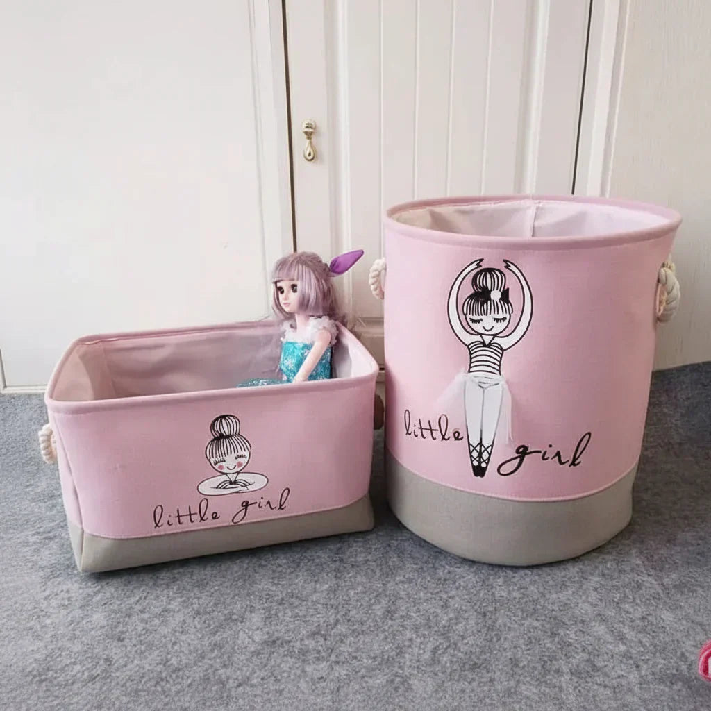 SmartFold Collapsible Storage Bin for Kids' Room Organization